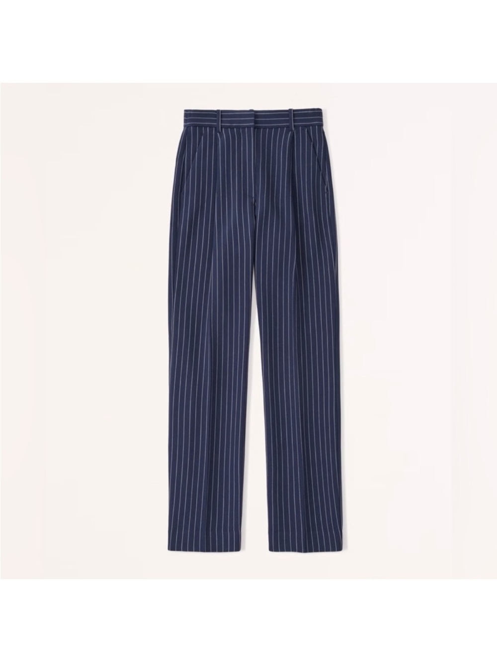 Abercrombie & Fitch Navy Pinstripe Tailored
Trousers